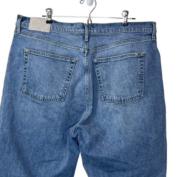 Everlane The Original Cheeky Jean Worn-in Mid Blue Women 33 Regular NWT - Picture 6 of 13